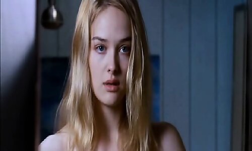Jess Weixler naked lying on her back as a guy squeezes and