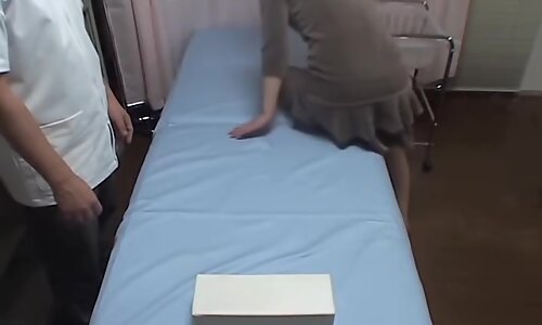 Japanese cutie drilled in massage video