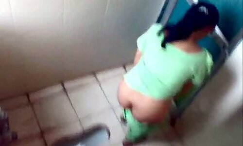 Indian ladies filmed on in a public toilet