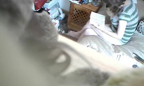 Gorgeous amateur wife was caught on masturbating