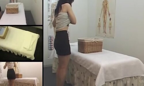 Hot Japanese massage clip with a lot of fingering