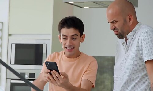 The Step mother Experienced Double Pleasure During Group Sex