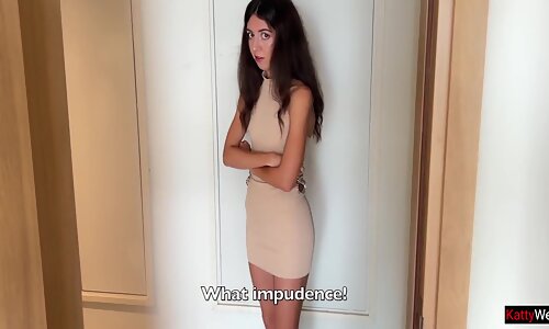 Girl Complains About Her Neighbor That He Fucks Too Loudly And Ends Up Getting Fucked By Him 21 Min