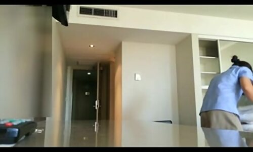 Flashing nice hotel maid