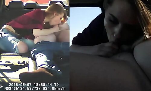 Secretly - young pretty minsker prostitute blows fat guy #1