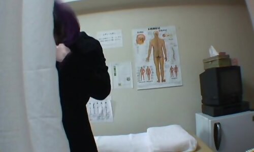 Hidden massage turns into fingering a girl's pussy