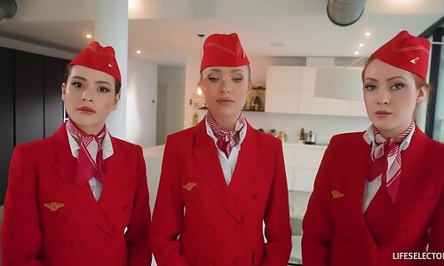 The First -person Video, The Guy Got Into A Gangbang With Stewardes