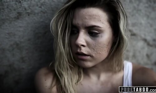 Homeless teen 18+ Virgin Gets Unwanted Creampie