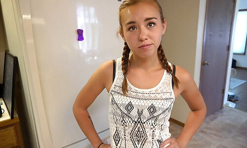 Naughty Stepdaughter Bribes Stepdad for Sex Lesson