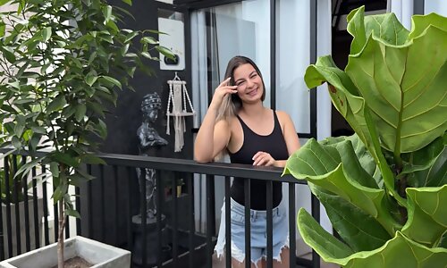 I Seduce My Married Neighbor And Invite Him Over To My House While My Cuckold Husband Is Away, He Fucks My Hairy Pussy! Liatovar